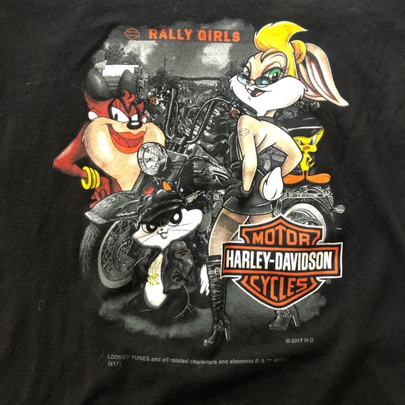 SOLD Harley-Davidson Looney Tunes T-Shirt - Picture 3 of 9